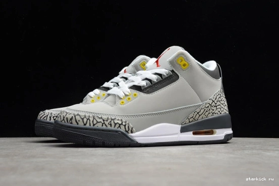 (2021) Cool Jordan AIR Grey CT8532-012 CT8532-012 Retro 3 0712